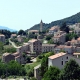 Vue générale du village corse de Levie.