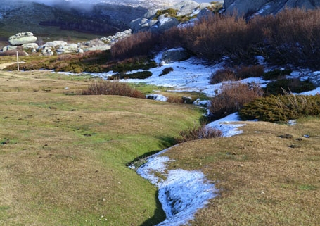 Sentier de l'eau Cuscionu