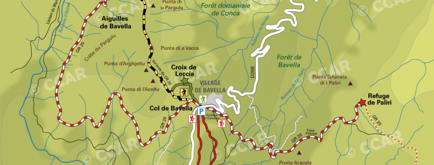 Parcours Col de Bavella